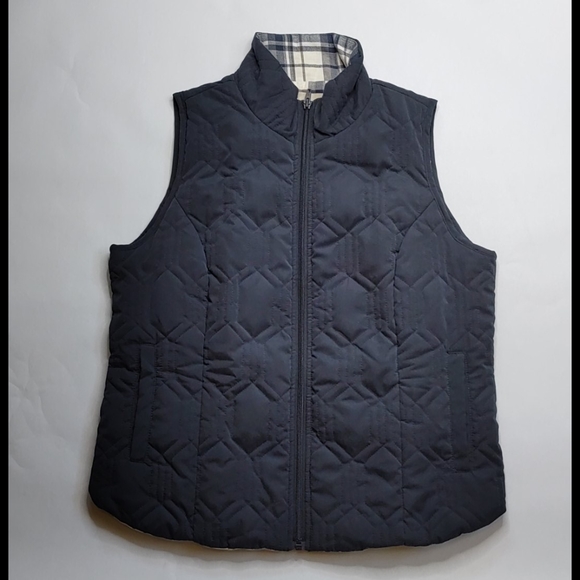 BKE Quilted Vest with Plaid Interior Large - Picture 1 of 4